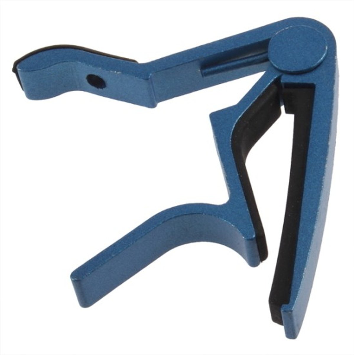 Capo ronde toets metallic blauw